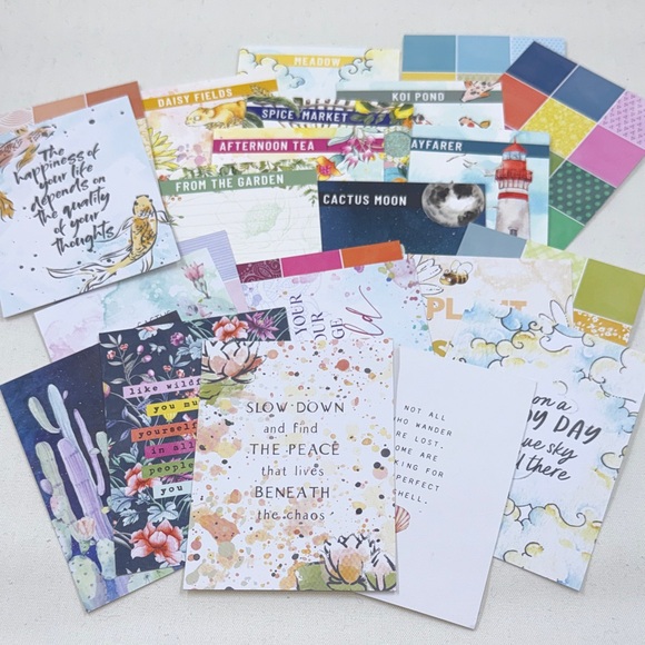 Cocoa Daisy Other - Inspirational Quote Cards Set - Multicolor and Design 3 X 4 1/4 inches 25 pcs